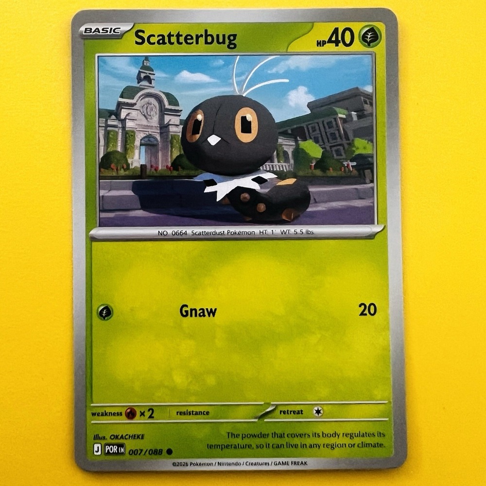 Scatterbug 007/088 Common Perfect Order Pokemon Near Mint